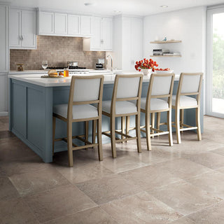 Light Beige - 12x12 Abound Natural Stone-Look Matte Smooth Porcelain Tile