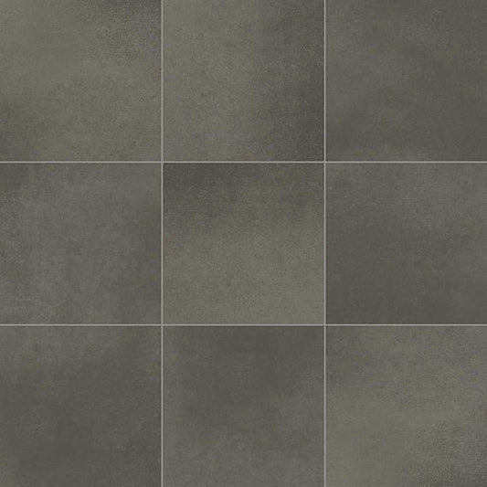 12x12 Volume 1.0  Natural Concrete-Look Matte Smooth Porcelain Tile Soft Gray