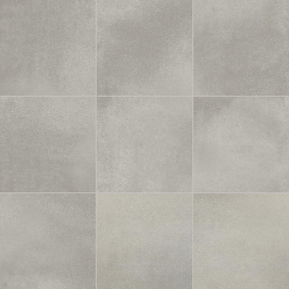 12x12 Volume 1.0  Natural Concrete-Look Matte Smooth Porcelain Tile Warm Beige