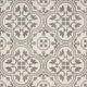 12x12 Memoir Petal Floral  Patterned Encaustic-Look Matte Smooth Ceramic Tile Petal Gray