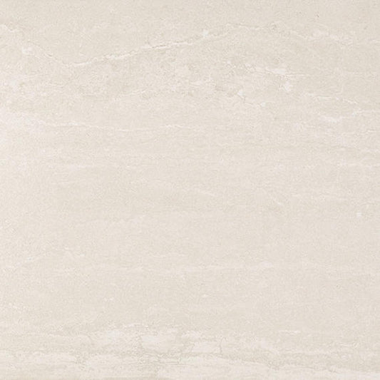 18x18 Advantage  Natural Stone-Look Matte Smooth Ceramic Tile Cream White