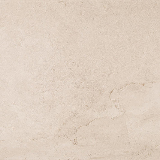 18x18 Advantage  Natural Stone-Look Matte Smooth Ceramic Tile Light Beige