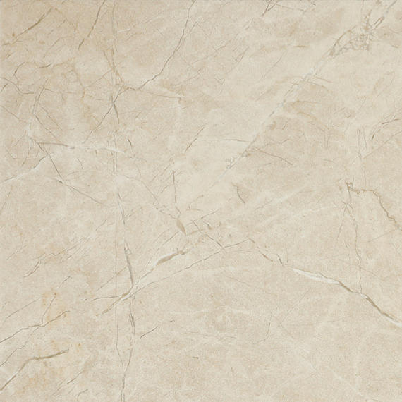 24x24 Platinum  Natural Marble-Look Matte Smooth Porcelain Tile Almond
