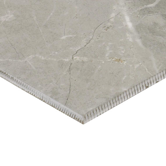 24x24 Platinum  Natural Marble-Look Matte Smooth Porcelain Tile Dove Gray