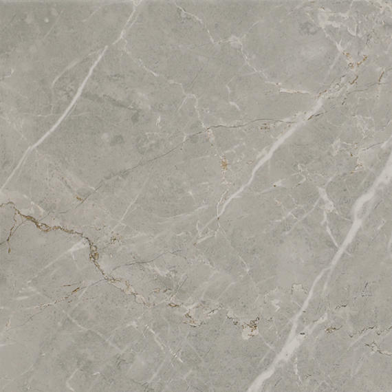 24x24 Platinum  Natural Marble-Look Matte Smooth Porcelain Tile Dove Gray