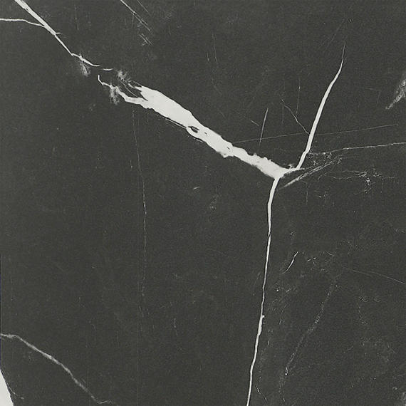 24x24 Platinum  Natural Marble-Look Matte Smooth Porcelain Tile Black White