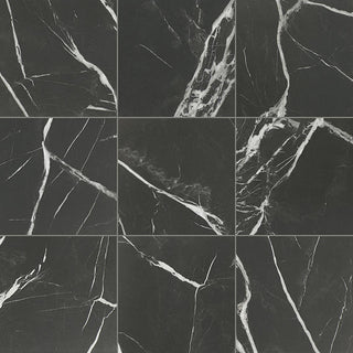 24x24 Platinum Natural Marble-Look Matte Smooth Porcelain Tile