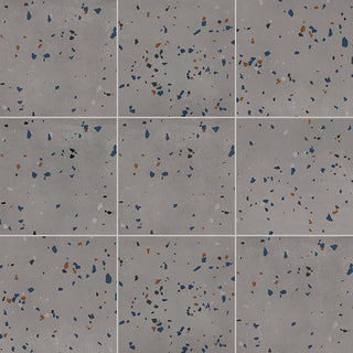 12x12 Color Story Floor Speckled Patterned Terrazzo-Look Matte Smooth Porcelain Tile