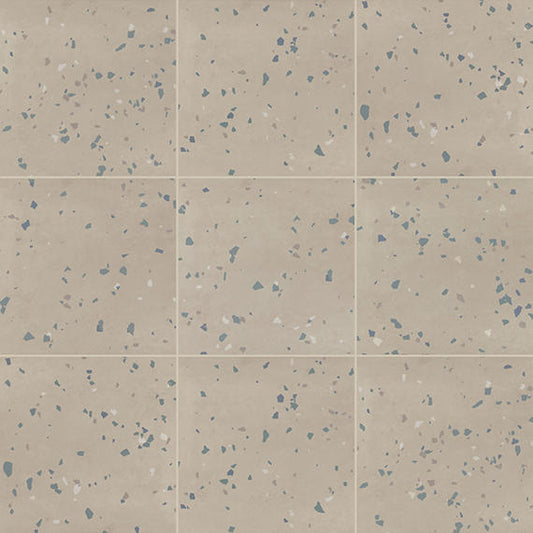12x12 Color Story Floor   Concrete-Look Matte Smooth Porcelain Tile Soft Beige