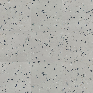 12x12 Color Story Floor Speckled Patterned Terrazzo-Look Matte Smooth Porcelain Tile