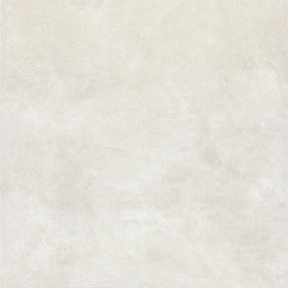 18x18 Prime  Natural Stone-Look Matte Smooth Ceramic Tile Soft White