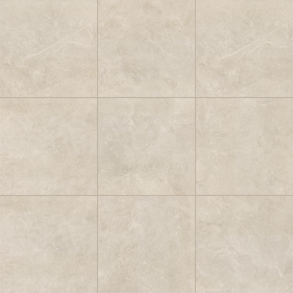 18x18 Prime  Natural Stone-Look Matte Smooth Ceramic Tile Bright Griege