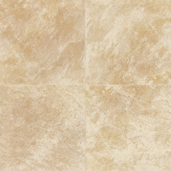 18x18 Continental Slate  Natural Stone-Look Matte Textured Porcelain Tile Cream Gold