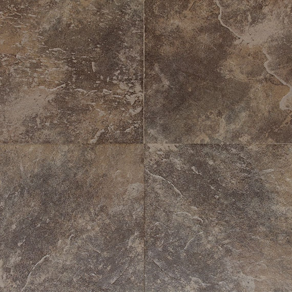 18x18 Continental Slate  Natural Stone-Look Matte Textured Porcelain Tile Brown