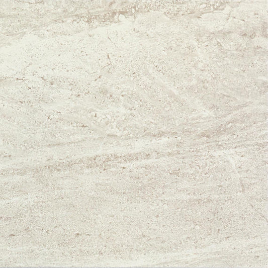 18x18 Advantage  Natural Stone-Look Matte Smooth Ceramic Tile White