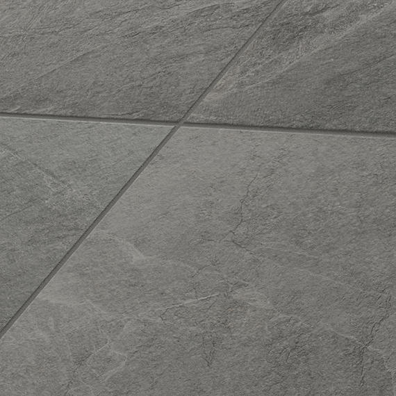 24x24 Constant  Natural Stone-Look Matte Gritty Porcelain Tile Soft Gray