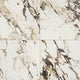 24x24 Panoramic Duet Grid  Natural Marble-Look Matte Smooth Porcelain Tile Earth Brown