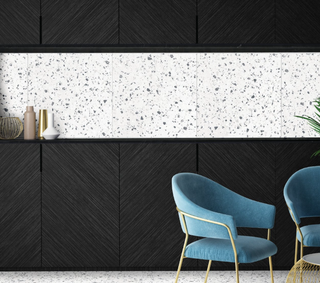 Speckled White - 24x24 Poke Natural Terrazzo-Look Matte Smooth Porcelain Tile