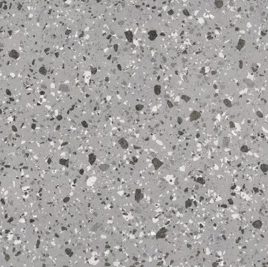 24x24 Poke  Natural Concrete-Look Matte Smooth Porcelain Tile Medium Gray