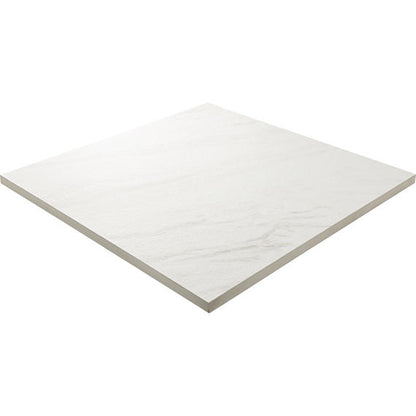 24x24 Artsy Light Veining  Natural Marble-Look Matte Smooth Porcelain Tile Gray White