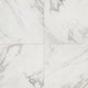 24x24 Artsy Light Veining  Natural Marble-Look Matte Smooth Porcelain Tile White Gray