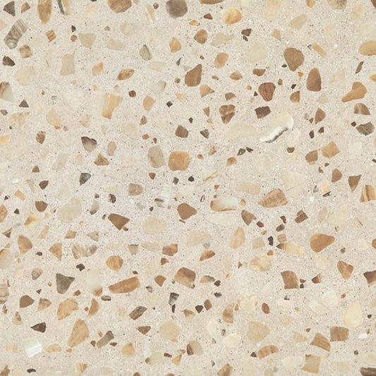 24x24 Curation Fragment Shard  Natural Mixed-Material Look Matte Smooth Porcelain Tile Warm Beige