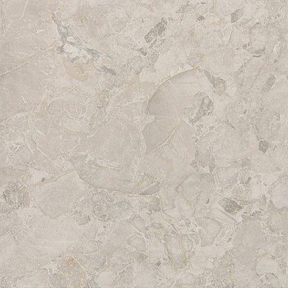 24x24 Forgehaus Linear  Natural Stone-Look Matte Smooth Porcelain Tile Soft Gray