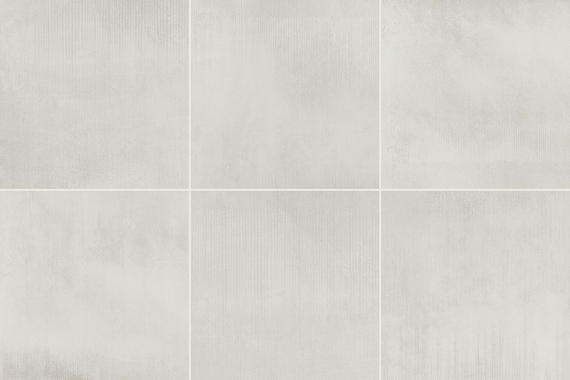 24x24 Illusionist  Natural Concrete-Look Matte Smooth Porcelain Tile Soft White