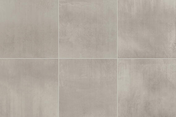 24x24 Illusionist  Natural Concrete-Look Matte Smooth Porcelain Tile Warm Gray