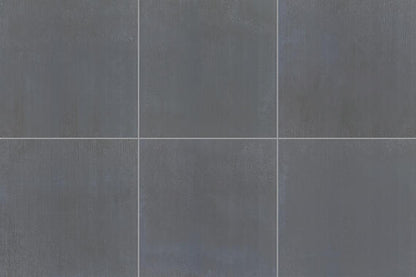 24x24 Illusionist  Natural Concrete-Look Matte Smooth Porcelain Tile Slate Gray