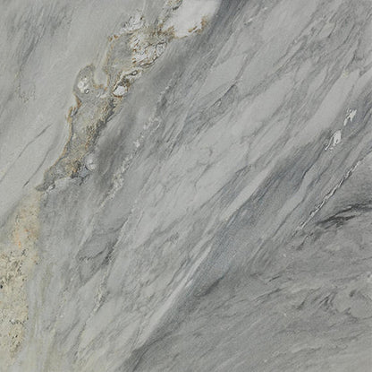 24x24 Savoir Medium Veining  Mosaic Marble-Look Matte Smooth Porcelain Tile Marble Gray