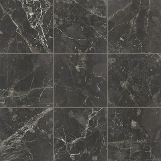 24x24 Savoir Medium Veining Mosaic Marble-Look Matte Smooth Porcelain Tile