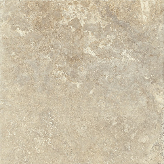 24x24 Uniche  Natural Stone-Look Matte Smooth Porcelain Tile Beige Sand