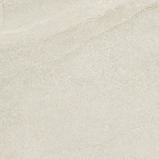 24x24 Calgary  Natural Stone-Look Polished Smooth Porcelain Tile Light Beige