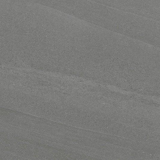 24x24 Calgary  Natural Stone-Look Polished Smooth Porcelain Tile Dark Gray