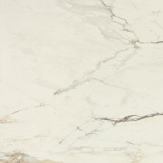 24x24 Panoramic Duet Grid  Natural Marble-Look Polished Smooth Porcelain Tile Cloud Beige
