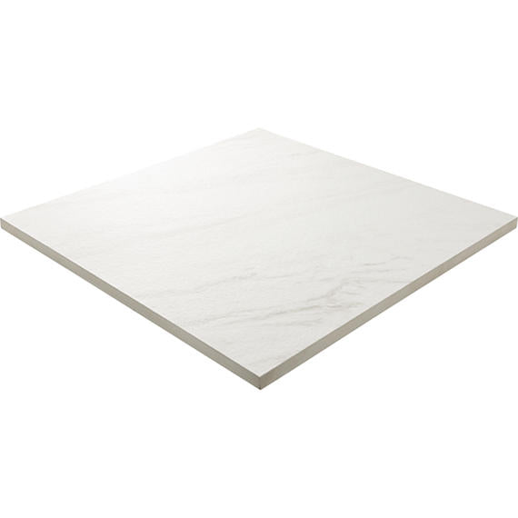 24x24 Artsy Light Veining  Natural Marble-Look Polished Smooth Porcelain Tile Gray White