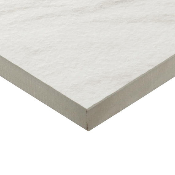 24x24 Artsy Light Veining  Natural Marble-Look Polished Smooth Porcelain Tile Gray White