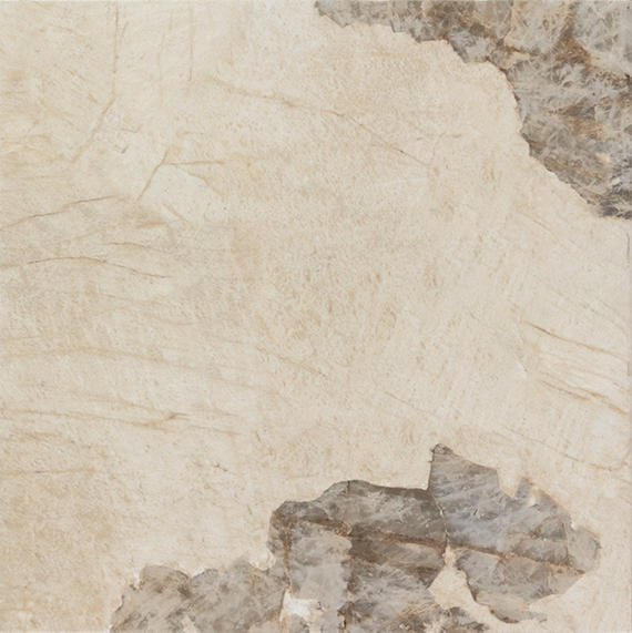 24x24 Savoir Medium Veining  Mosaic Marble-Look Polished Smooth Porcelain Tile Light Brown
