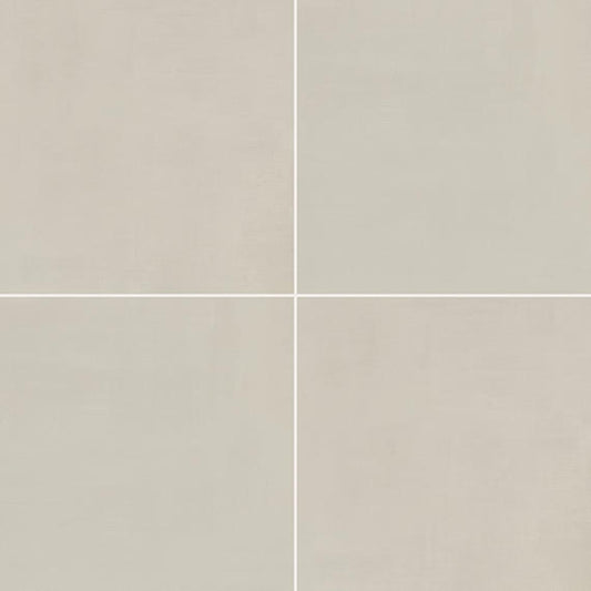 24x24 Subtle Strands  Natural Concrete-Look Matte Smooth Porcelain Tile Dune Beige