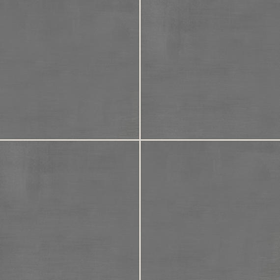 24x24 Subtle Strands  Natural Concrete-Look Matte Smooth Porcelain Tile Stone Gray