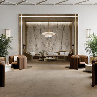 Taupe Brown - 24x24 Sand And Stone Natural Stone-Look Matte Smooth Porcelain Tile