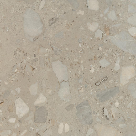 24x24 Sand And Stone Fragment Shard  Natural Stone-Look Matte Smooth Porcelain Tile Taupe Gray