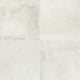 24x24 Rekindle  Stepwise Concrete-Look Matte Smooth Porcelain Tile Pure White