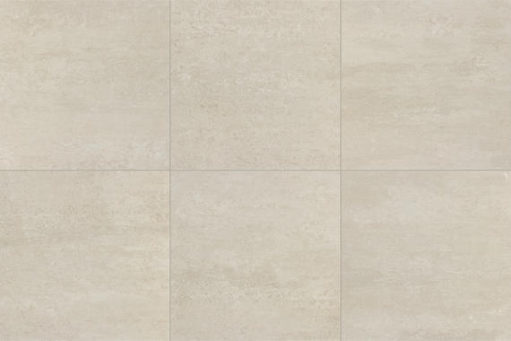 24x24 Theoretical Evolved  Stepwise Concrete-Look Matte Smooth Porcelain Tile Charcoal Gray