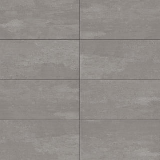 24x24 Theoretical Evolved Stepwise Concrete-Look Matte Smooth Porcelain Tile