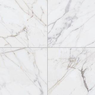 32x32 Marble Attache Lavish Natural Marble-Look Satin Smooth Porcelain Tile