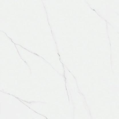 33x33 Vanserra  Natural Marble-Look Polished Smooth Porcelain Tile Light White