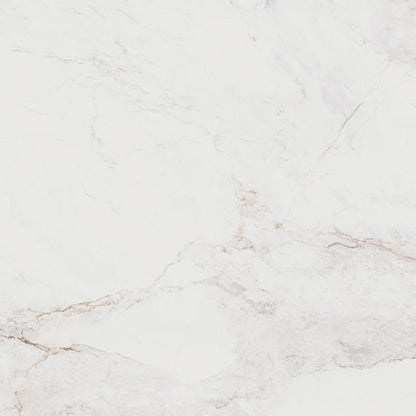 33x33 Vanserra  Natural Marble-Look Polished Smooth Porcelain Tile White Gray