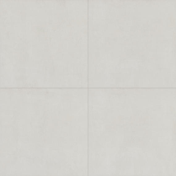 33x33 Merchant  Natural Concrete-Look Matte Smooth Porcelain Tile Soft White